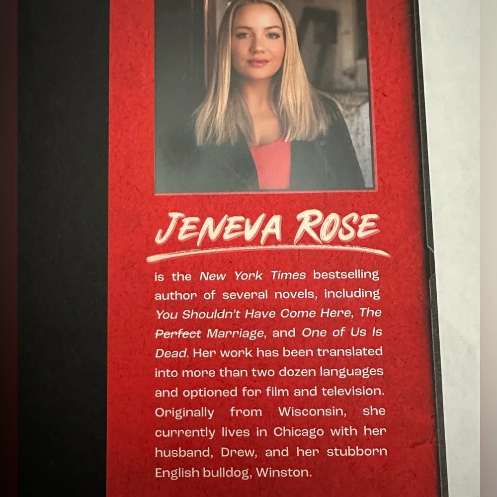 Home Is Where The Bodies Are by Jeneva Rose Hardcover Book